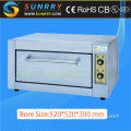 Guangzhou single deck stainless steel bakery industrial electric mini oven thermostat for used bread